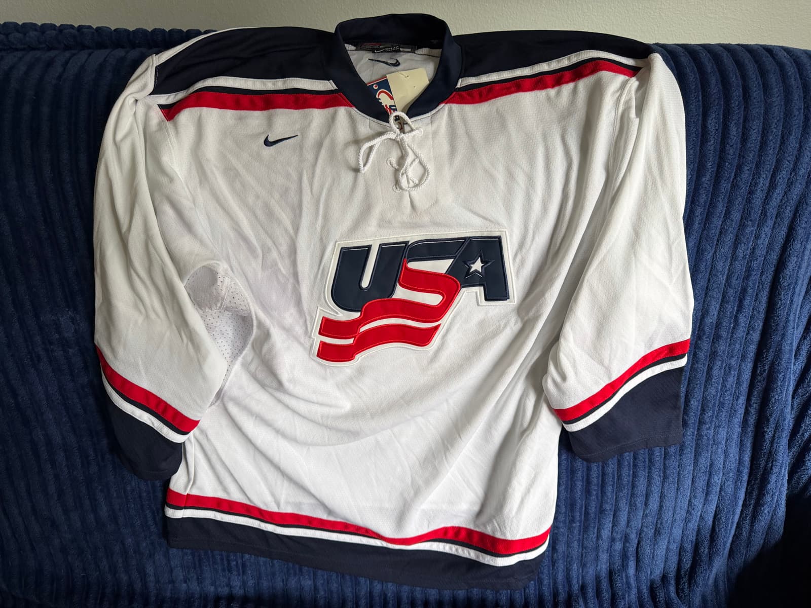 Team USA IIHF Nike Hockey Jersey - White w/ Tags - Size XL