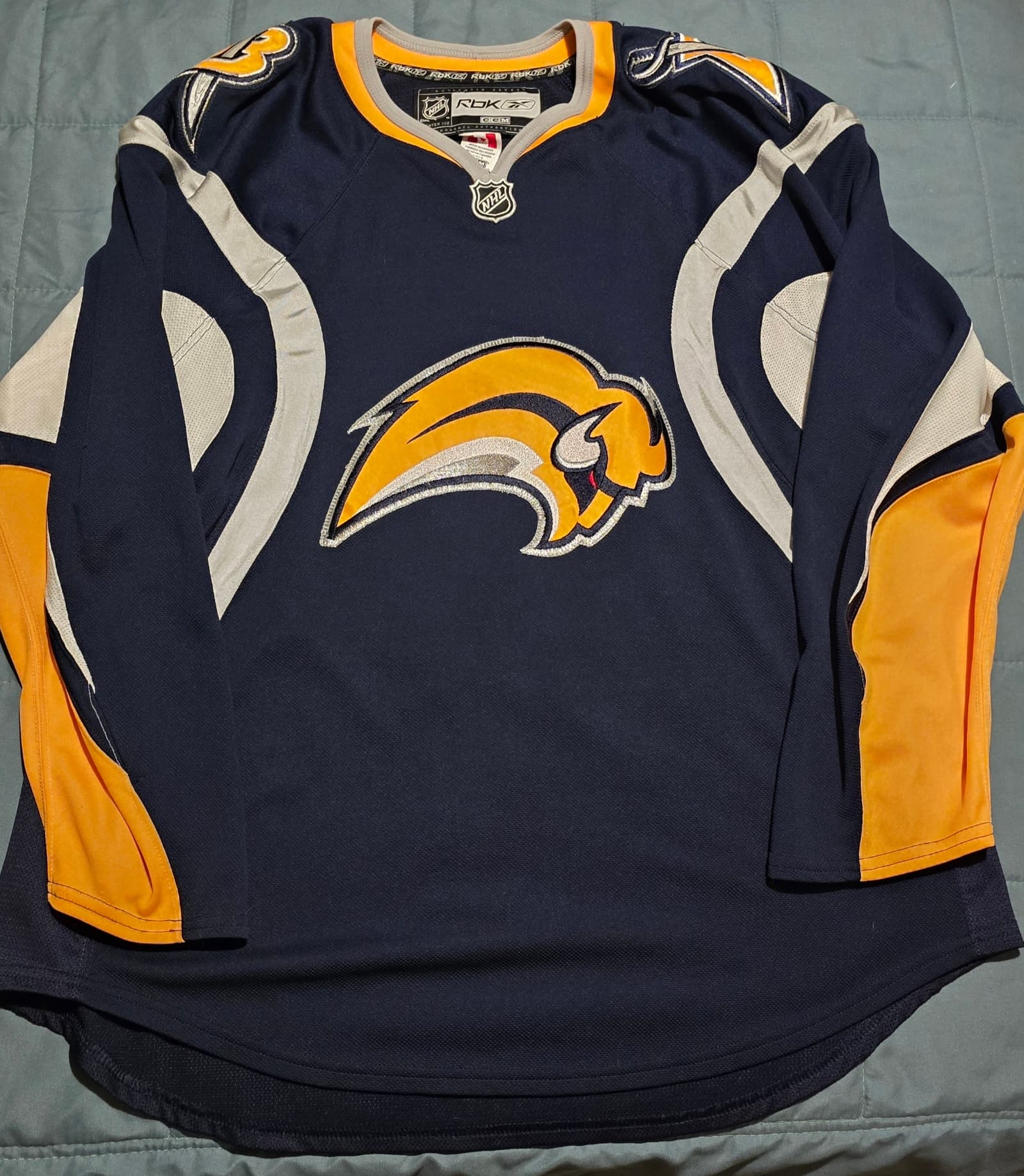 Buffalo Sabres Reebok NHL Hockey Jersey - Size 52