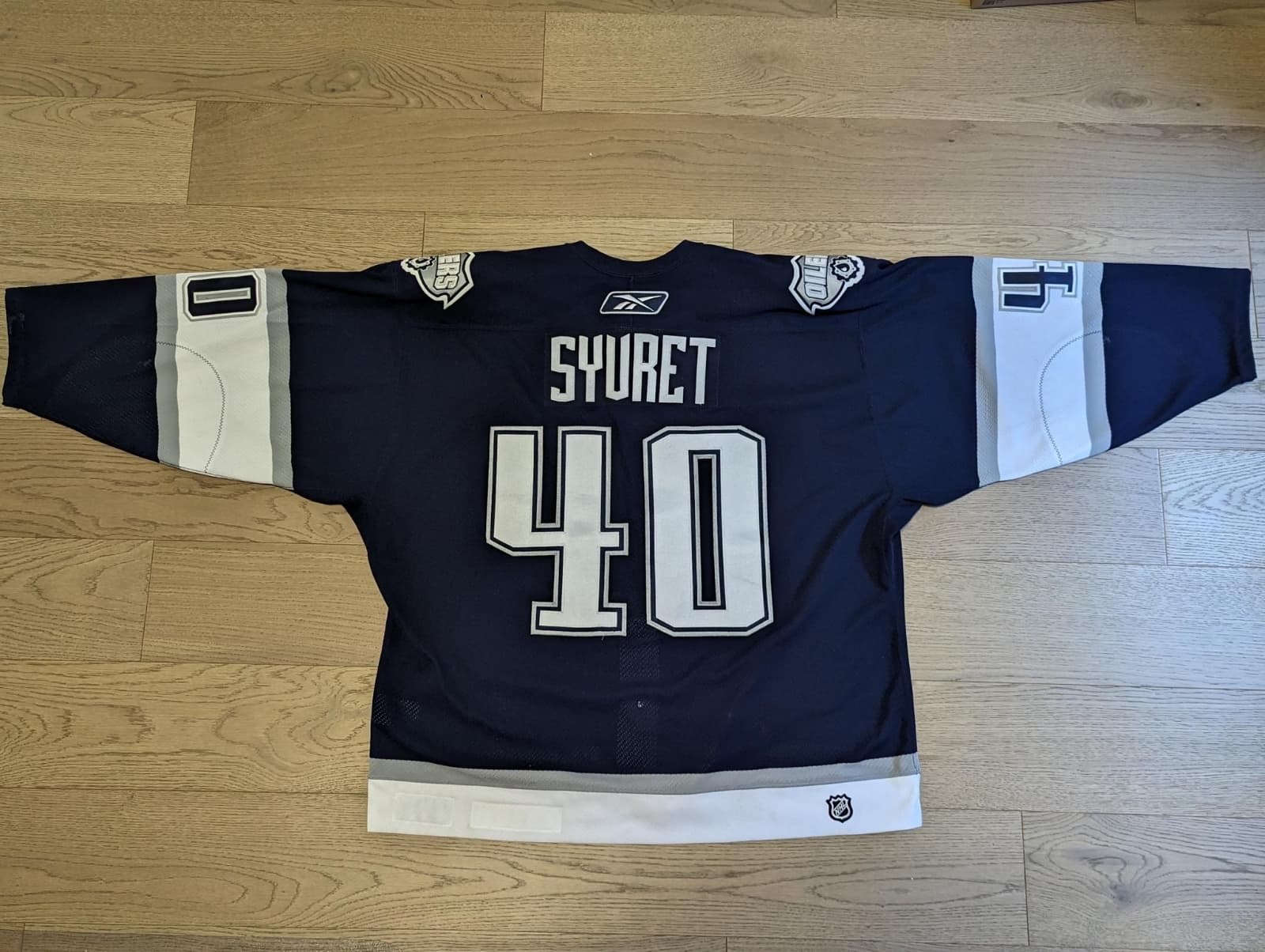 Edmonton Oilers 2006-07 Danny Syvret CCM Game-Worn Alternate Jersey - Size 58