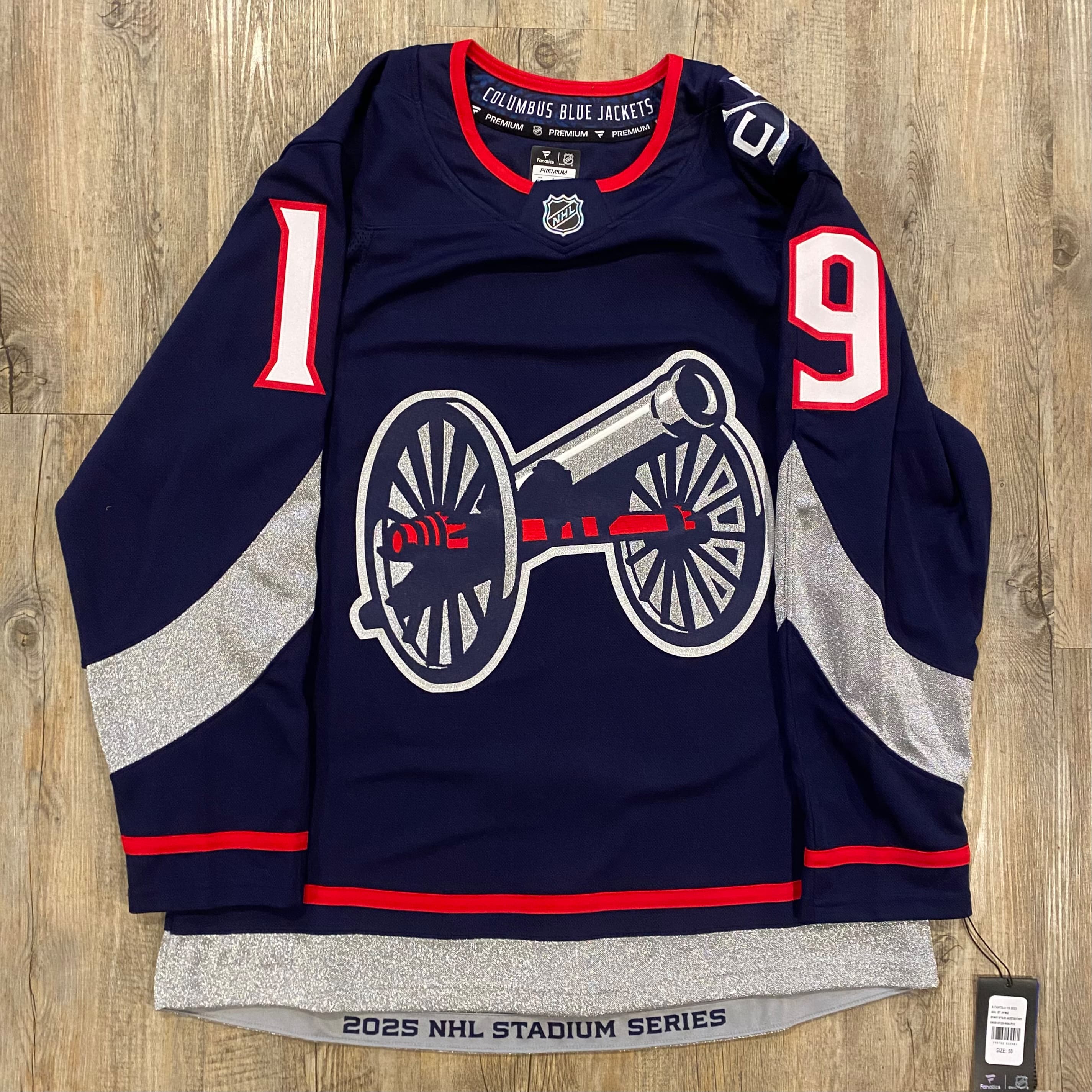 Adam Fantilli Blue Jackets ‘25 SS Fanatics Jersey