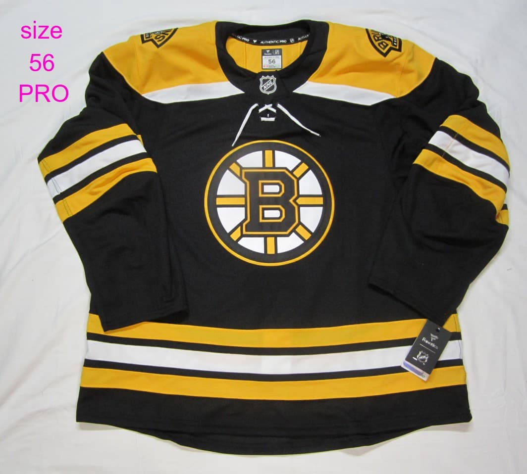 BOSTON BRUINS size 56 2024-2025 Fanatics Authentic PRO Hockey Jersey FAP