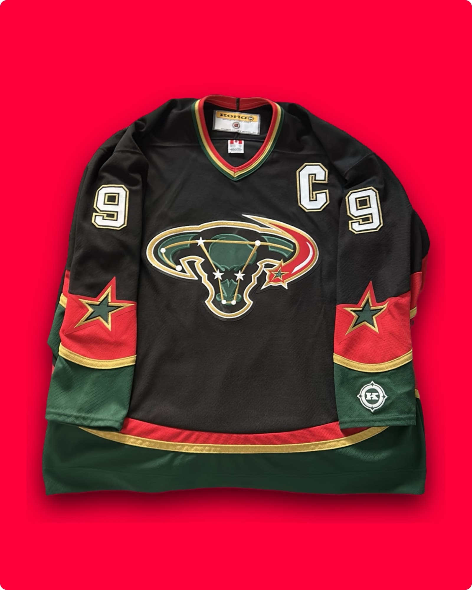 Dallas Stars Mike Modano Vintage Koho Mooterus Alternate Jersey - Size XXL