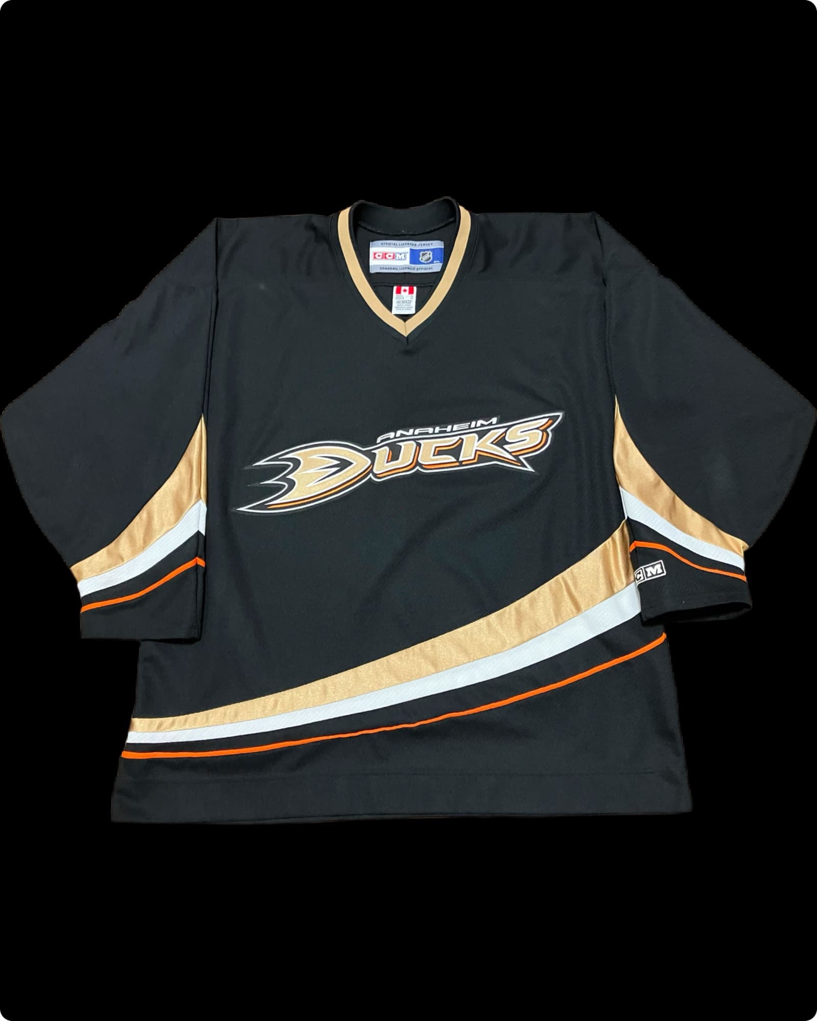 Anaheim Ducks 2007 Blank Home CCM NHL Hockey Jersey Size XL