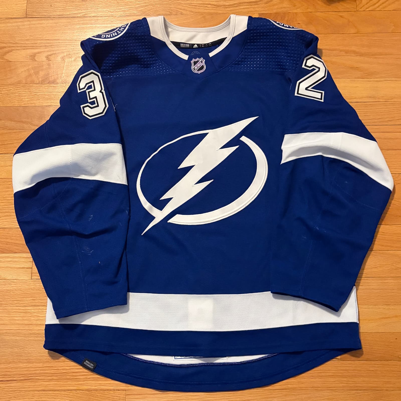 Tampa Bay Lightning 2021/22 Home Set 1 - Jaydon Dureau - Game Worn