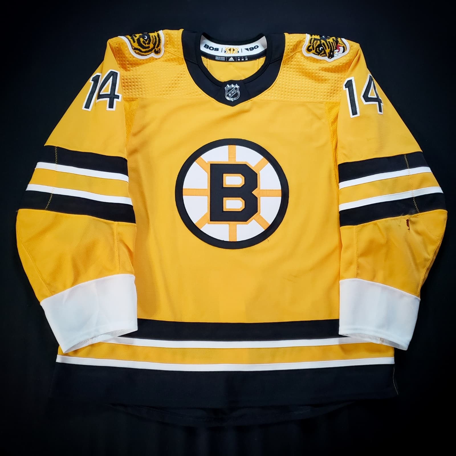 Boston Bruins Chris Wagner Adidas NHL Game-Worn Jersey – Lake Tahoe 2021 Outdoor Game
