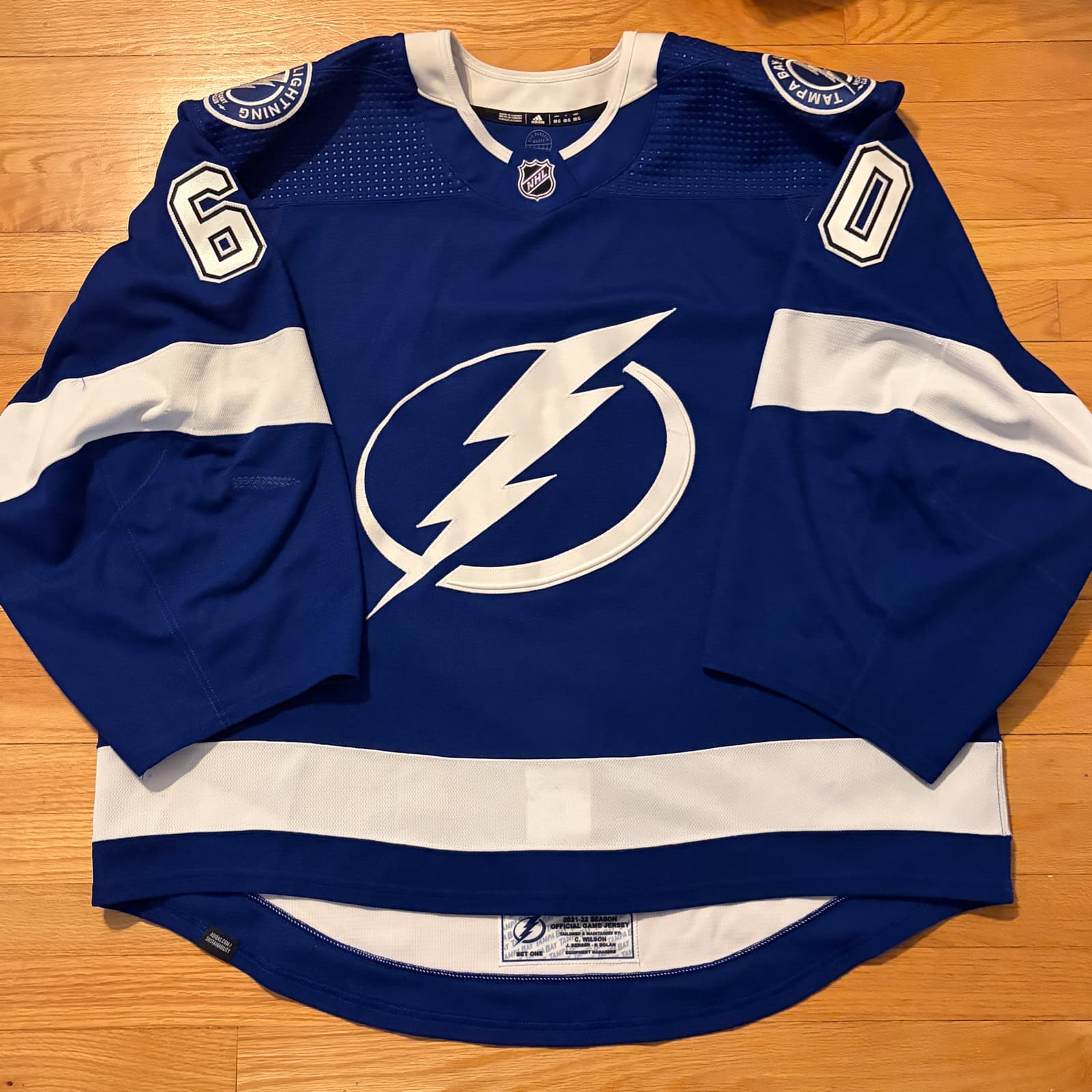 Tampa Bay Lightning 2021/22 Home Set 1 - Hugo Alnefelt - Game Worn