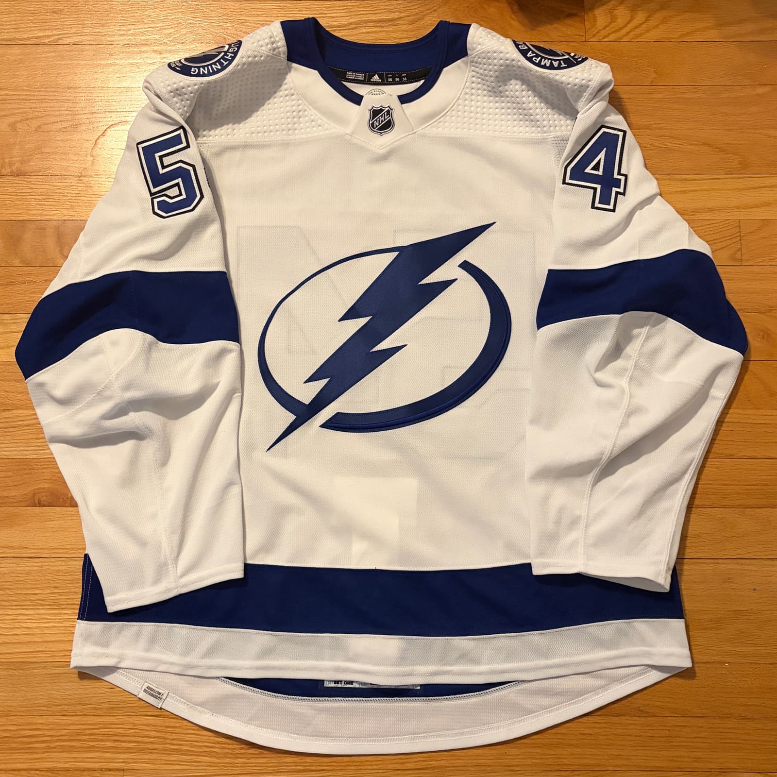 Tampa Bay Lightning 2022/23 Away Set 1 - Lucas Edmonds - Game Issued