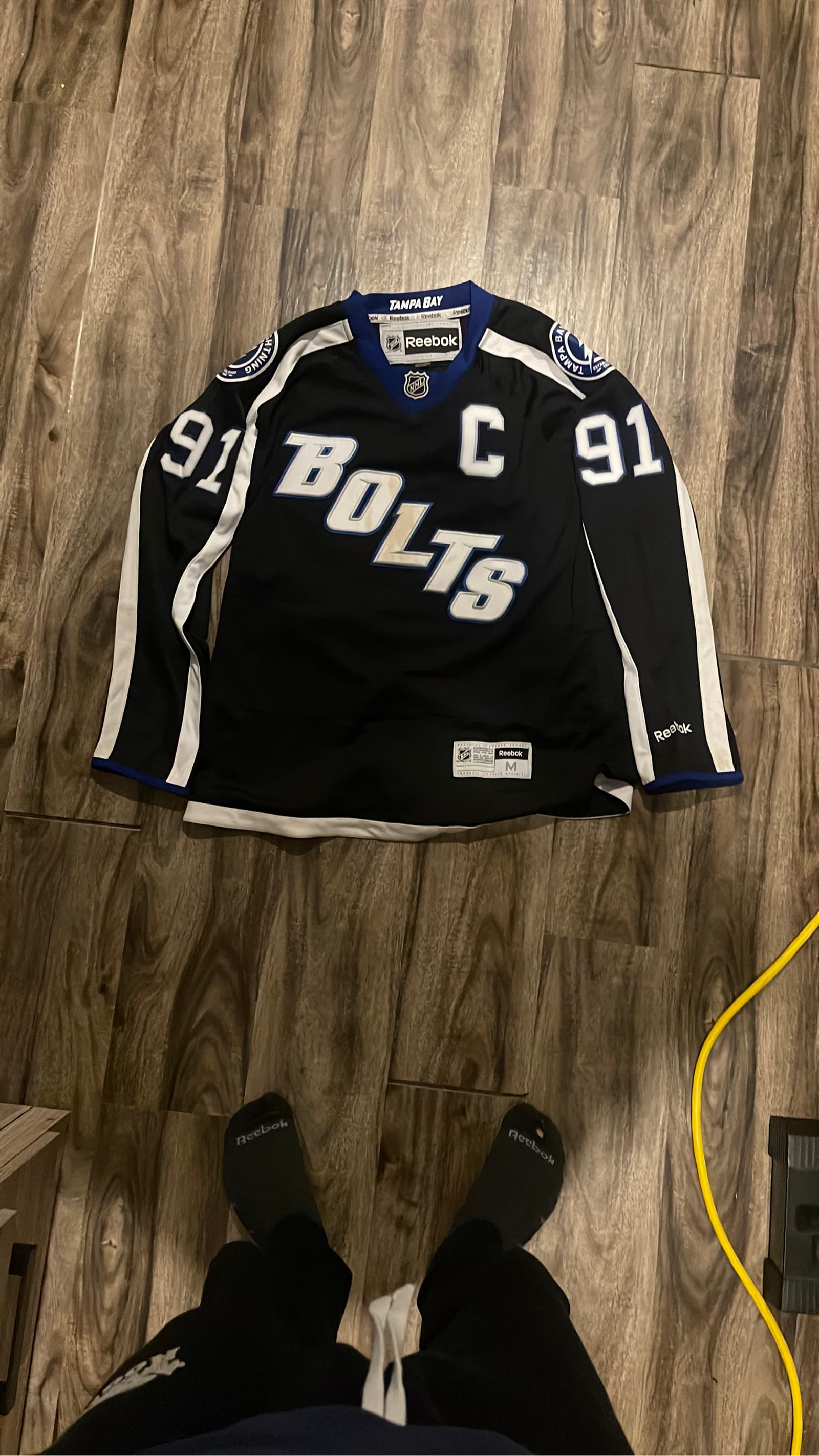 Tampa Bay Lightning Steven Stamkos #91 Reebok NHL Jersey - Size M