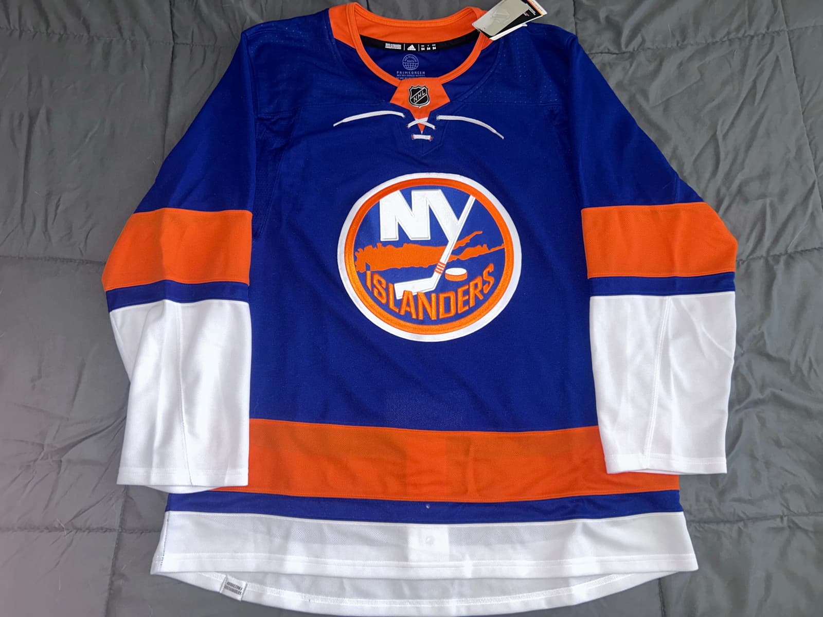 New York Islanders Adidas Primegreen NHL Hockey Jersey - Size 54