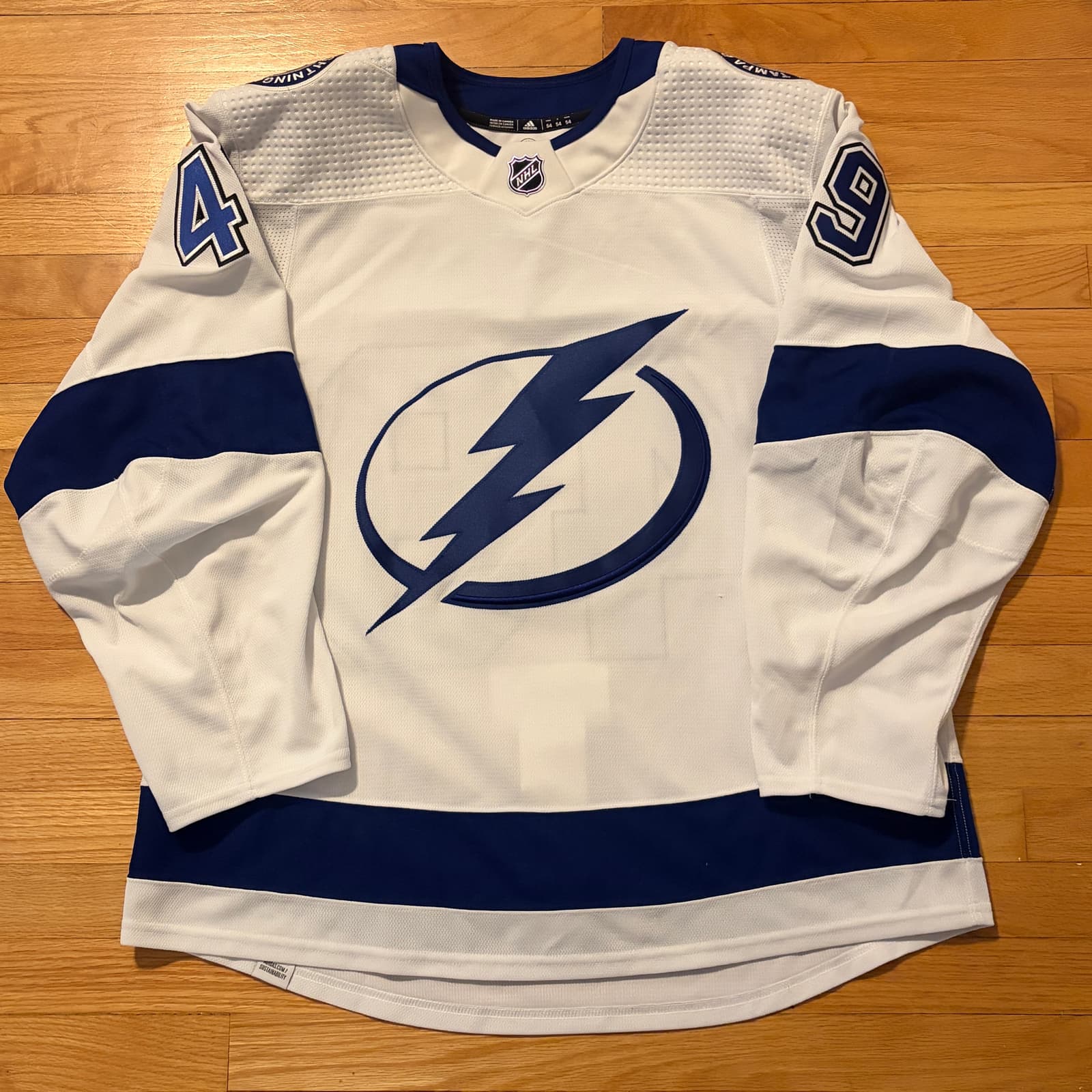 Tampa Bay Lightning 2023/24 Away Set 1 - Louka Henault - Game Issued