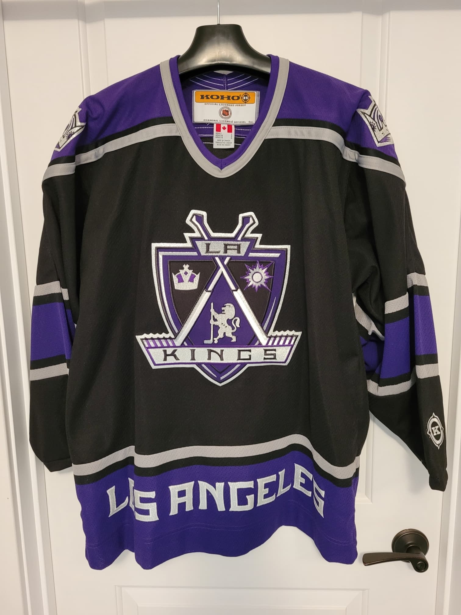 LA Kings retro jersey L