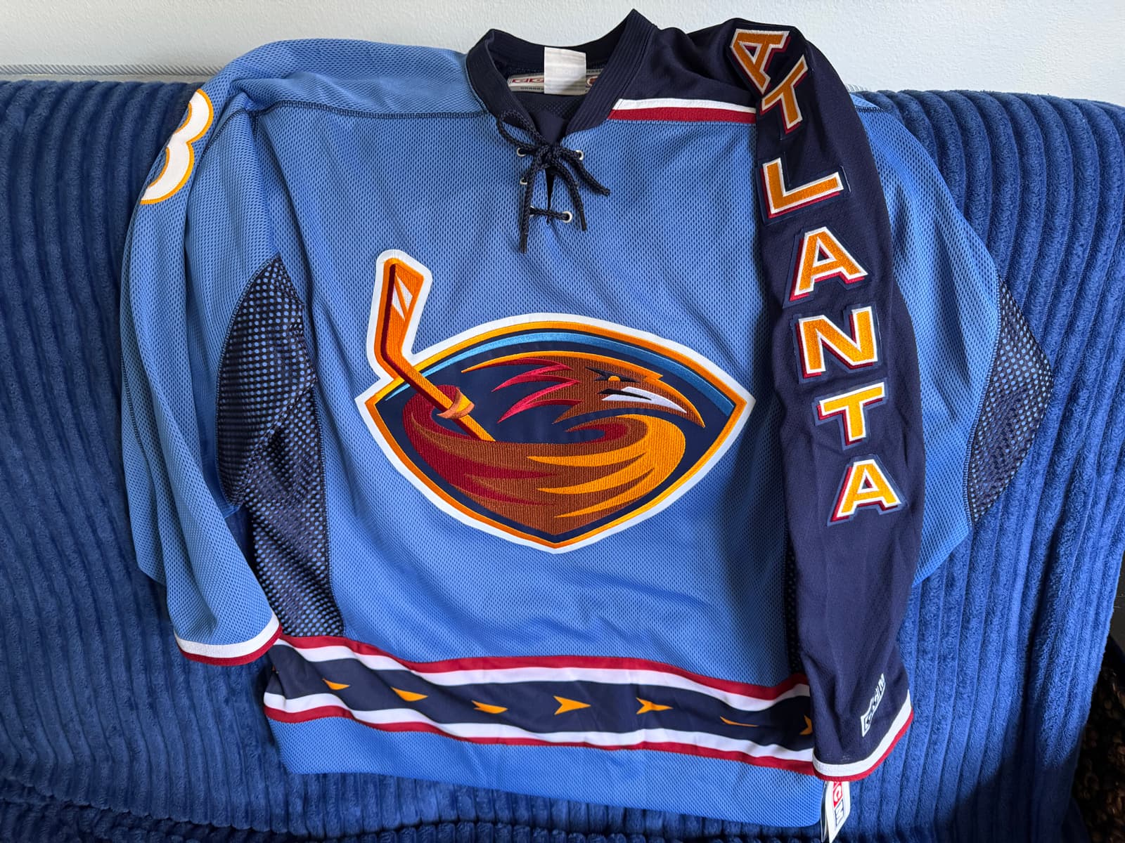 Atlanta Thrashers Keith Tkachuk CCM NHL Hockey Jersey - Size L